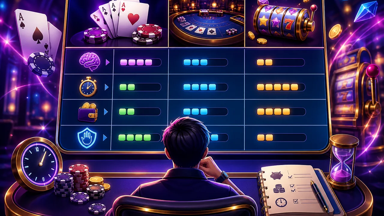 Chọn game vừa túi tiền: cách chọn trò chơi SIN88 phù hợp với thời gian và ngân sách